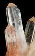 Tangerine Quartz Crystal Cluster - Madagascar #58825-1